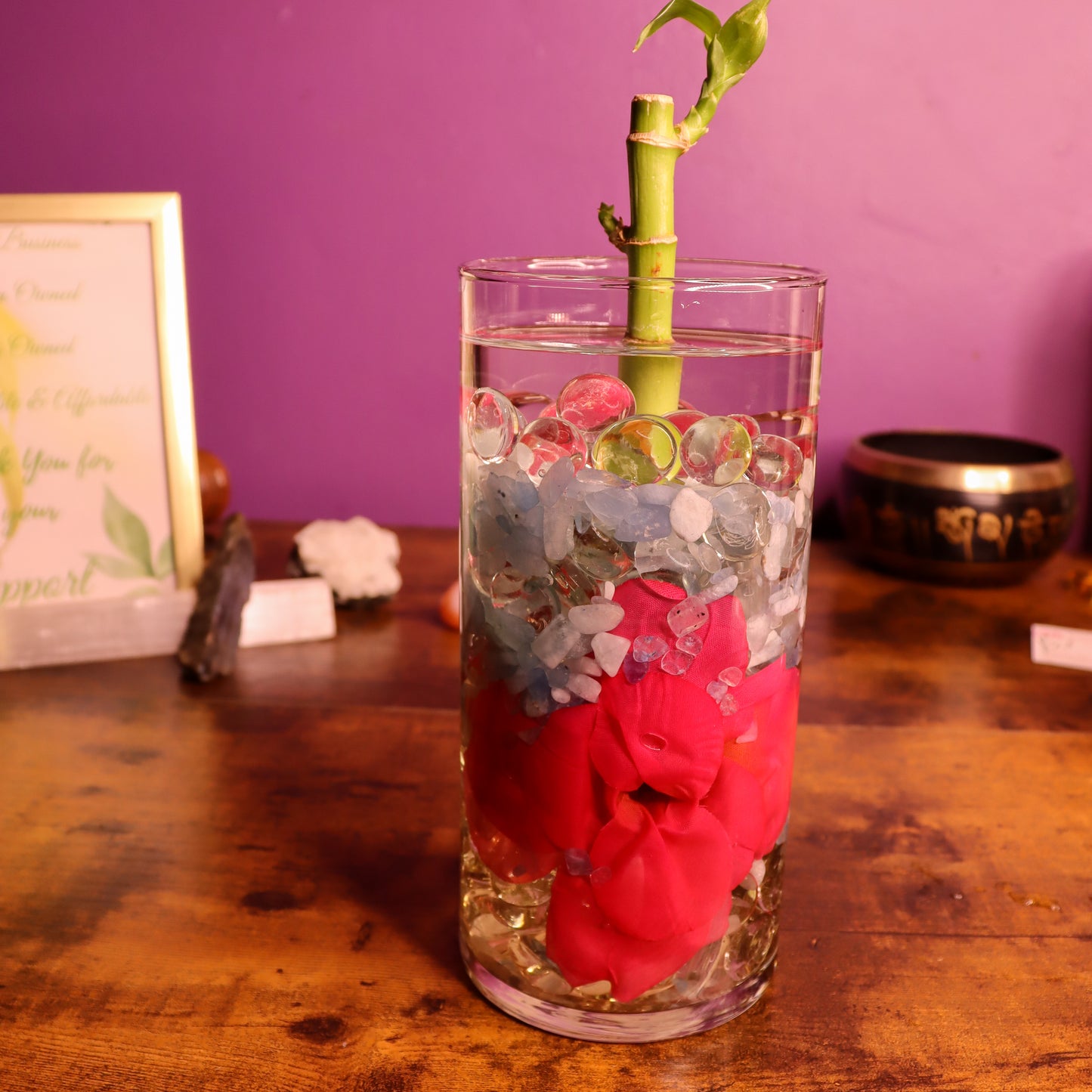 Aquamarine: Pink Rose Aura