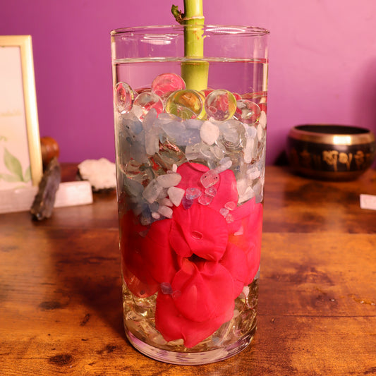 Aquamarine: Pink Rose Aura